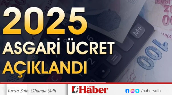 2025 Asgari Ücret belli oldu