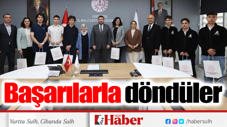 Başarılarla döndüler