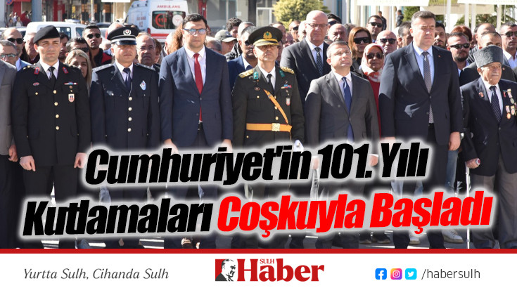 Cumhuriyet'in 101. Yılı Kutlamaları Coşkuyla Başladı