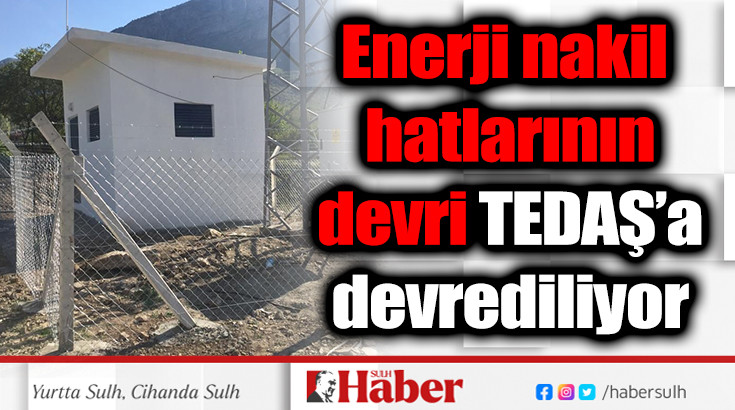 Enerji nakil hatlarının devri TEDAŞ’a devrediliyor