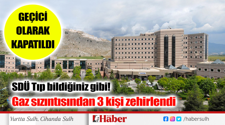 Gaz sızıntısından 3 kişi zehirlendi