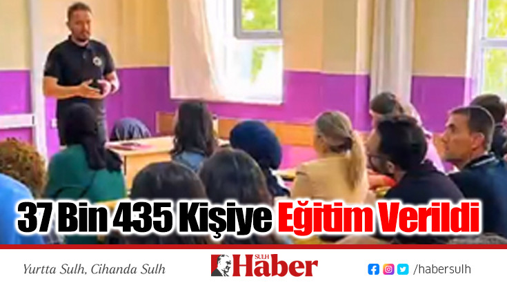 Isparta’da 37 Bin 435 Kişiye Eğitim Verildi