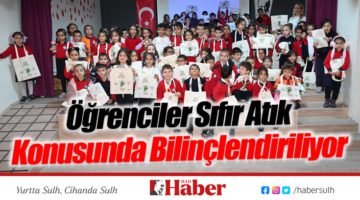 Öğrenciler Sıfır Atık Konusunda Bilinçlendiriliyor