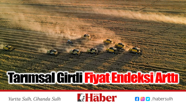 Tarımsal Girdi Fiyat Endeksi Arttı