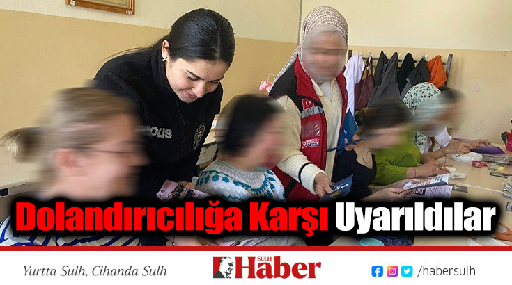 Vatandaşlar Dolandırıcılığa Karşı Uyarıldı