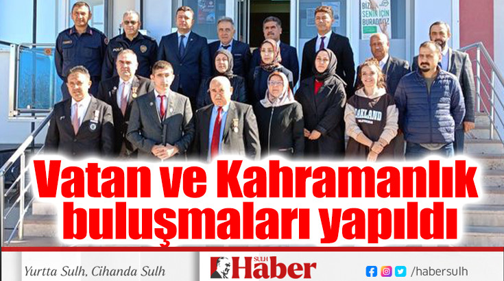 Yalvaç’ta Vatan ve Kahramanlık buluşmaları yapıldı