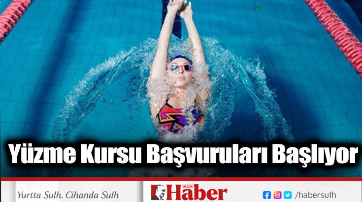 Yüzme Kursu Başvuruları Başladı